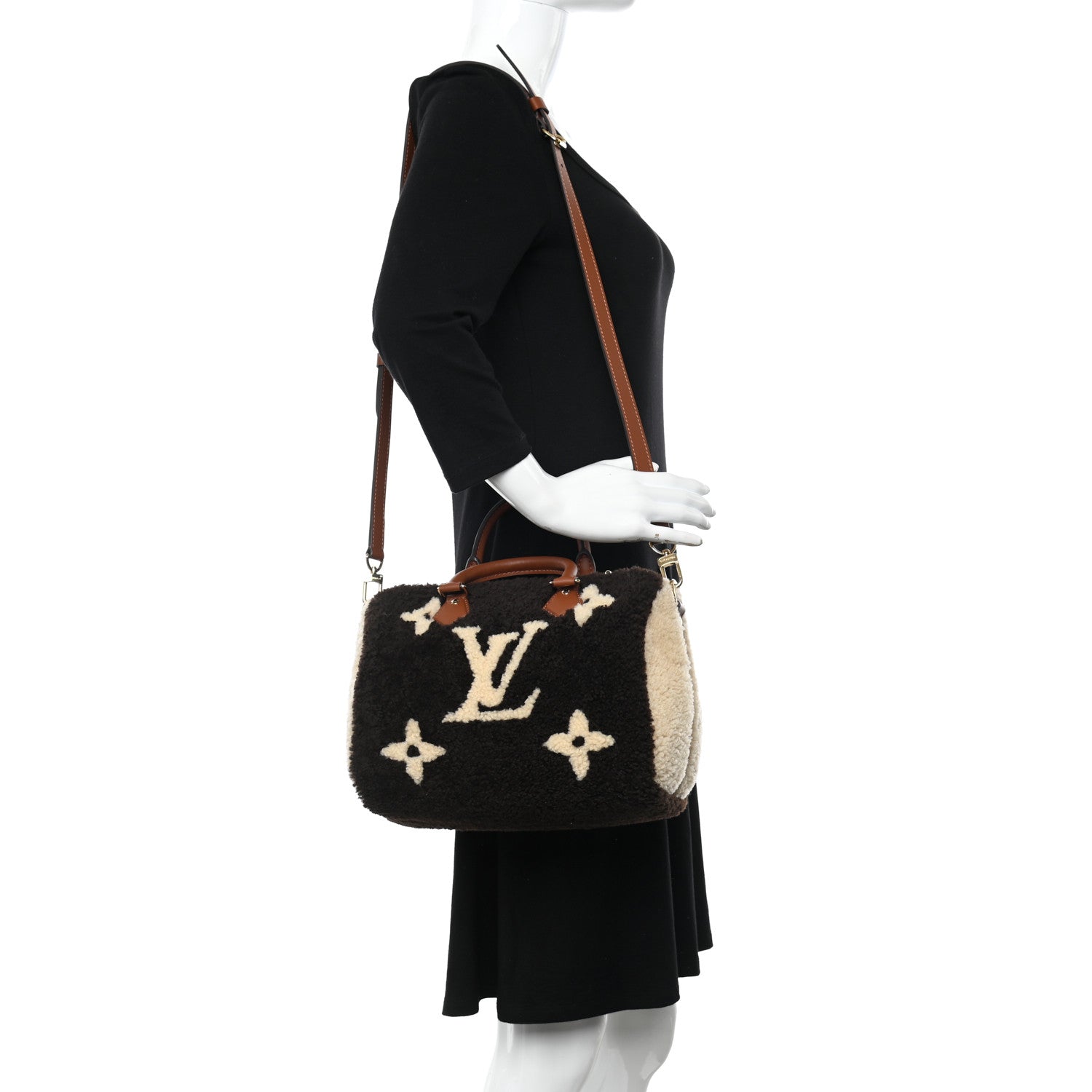 Louis Vuitton Monogram Teddy Speedy Bandouliere 25 2 of 10