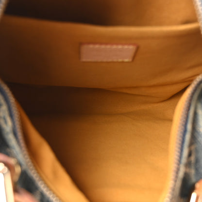 Louis Vuitton Monogram Denim Baggy PM Blue 5 of 10