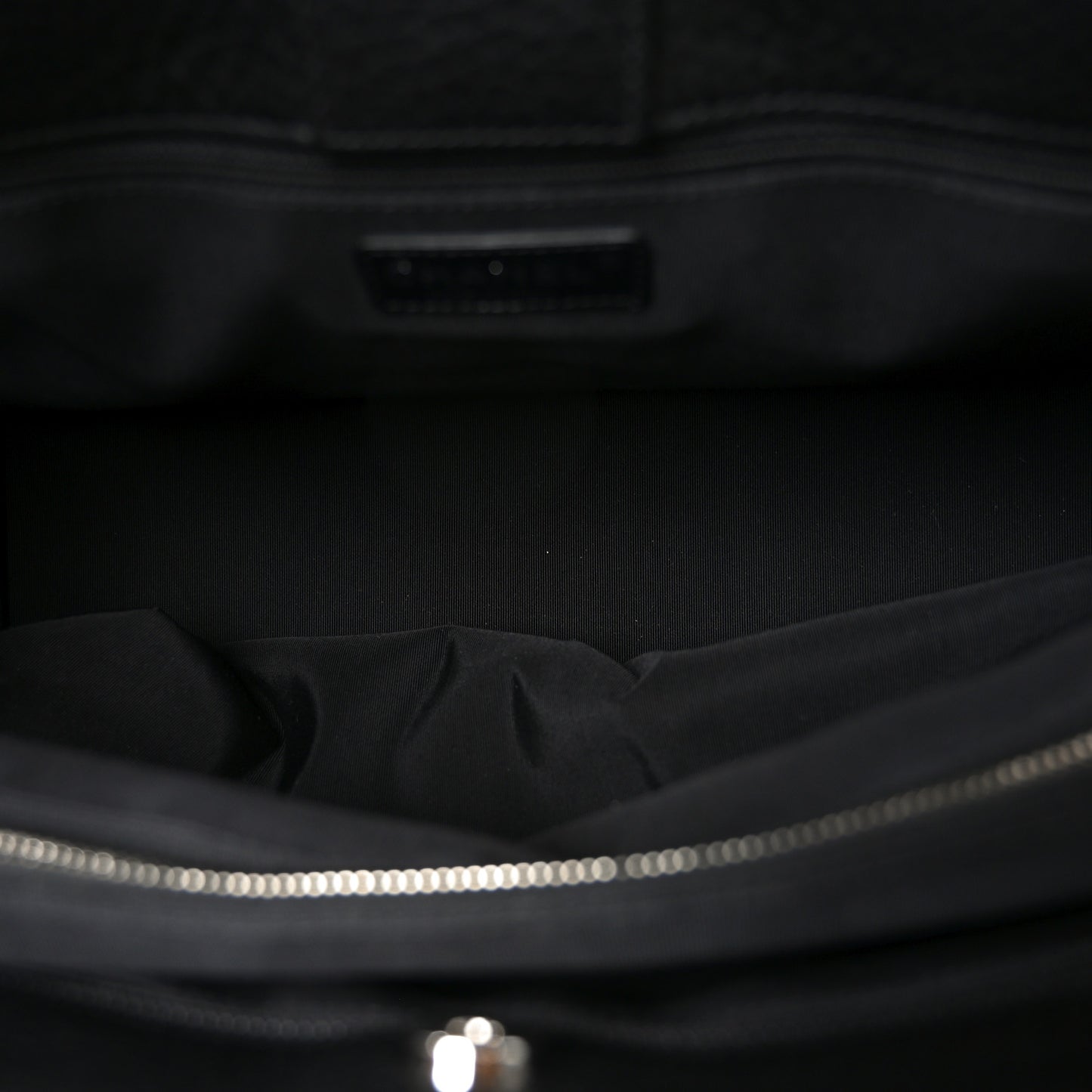 Calfskin Cerf Executive Shopper Tote Black