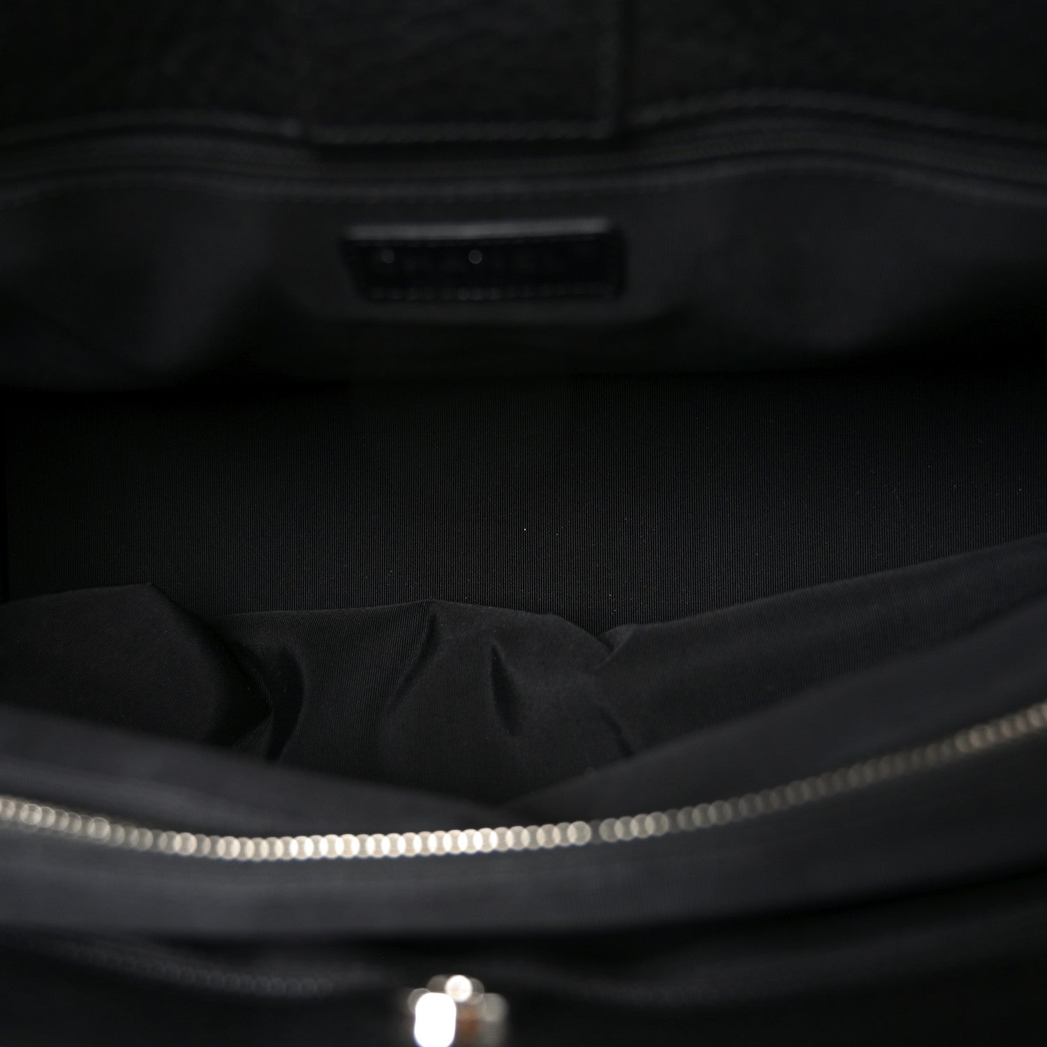 Chanel Calfskin Cerf Executive Shopper Tote Black 5 of 11
