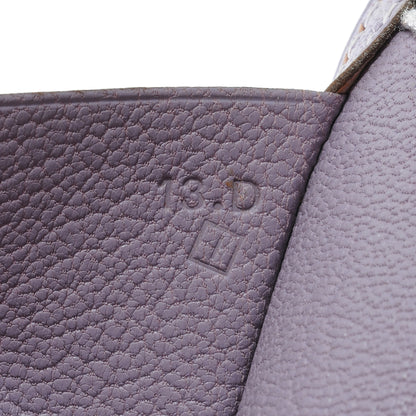 Hermes Chevre Mysore Bearn Wallet Lilac 5 of 6