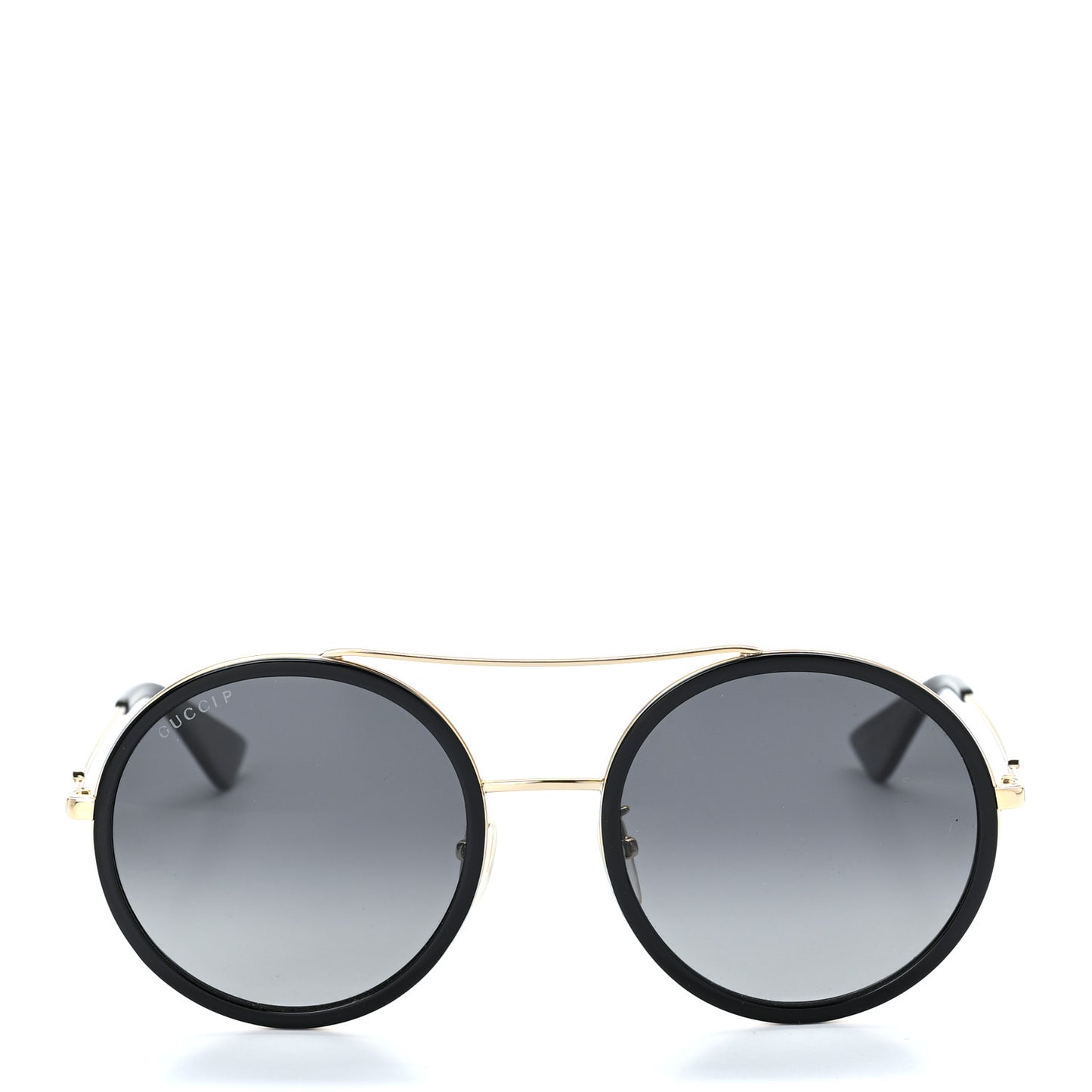 Acetate Round Frame Sunglasses GG0061S Black