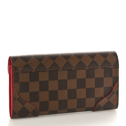 Louis Vuitton Damier Ebene Caissa Wallet Cherry 3 of 8