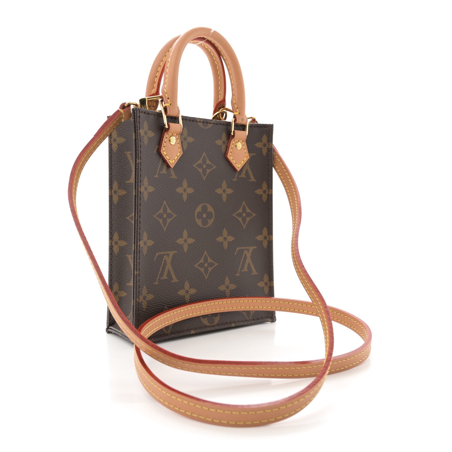 Louis Vuitton Monogram Petit Sac Plat 2 of 12