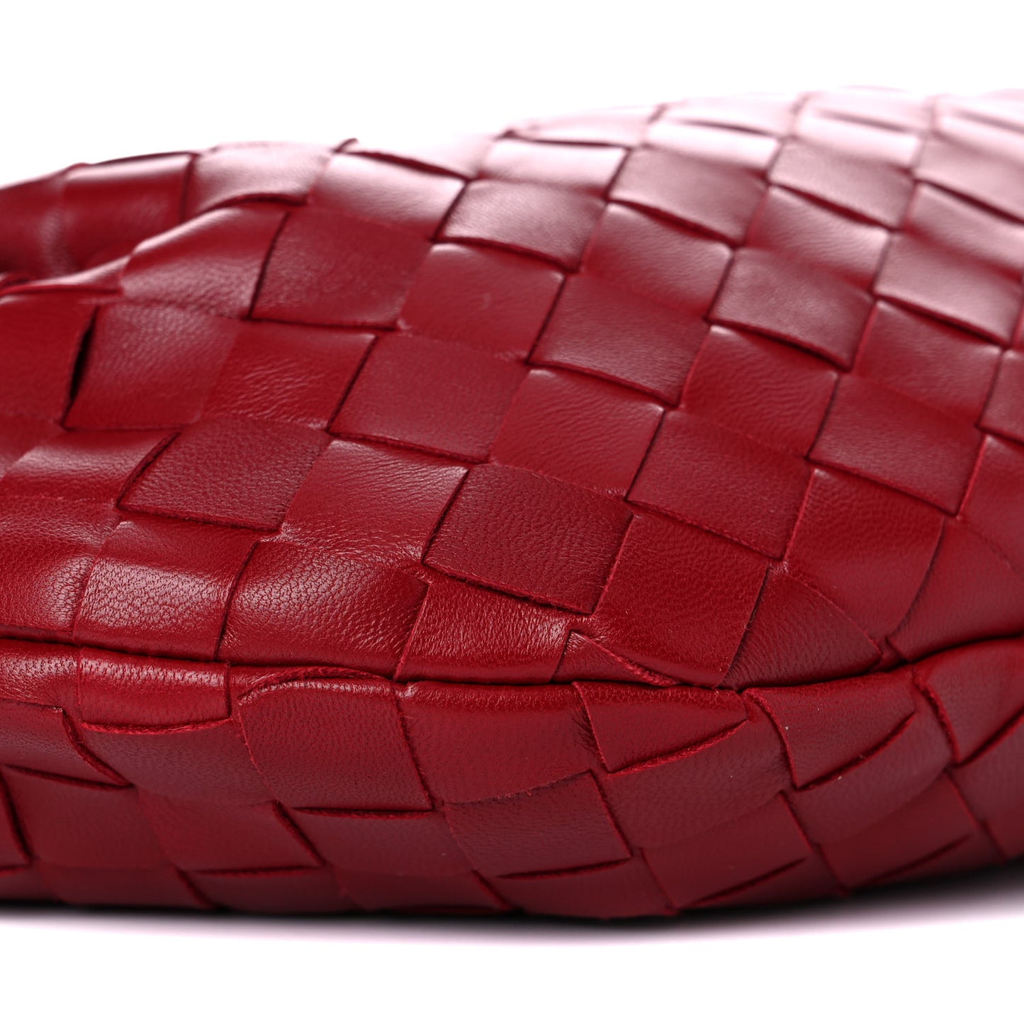 Nappa Intrecciato Mini Jodie Dark Red