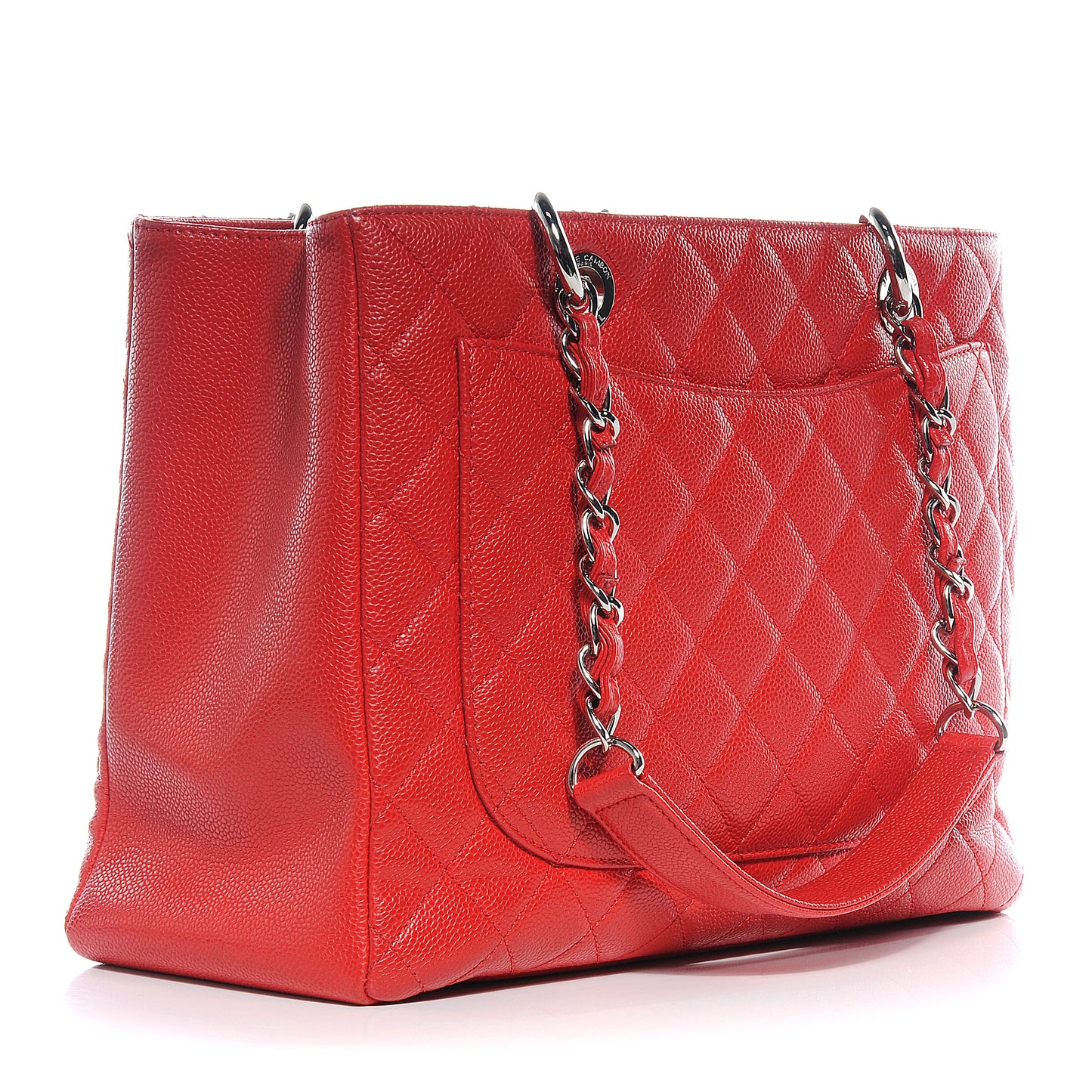 Caviar Grand Shopping Tote GST Red
