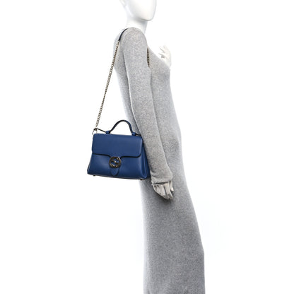 Gucci Dollar Calfskin Interlocking G Top Handle Shoulder Bag Caspian 2 of 11