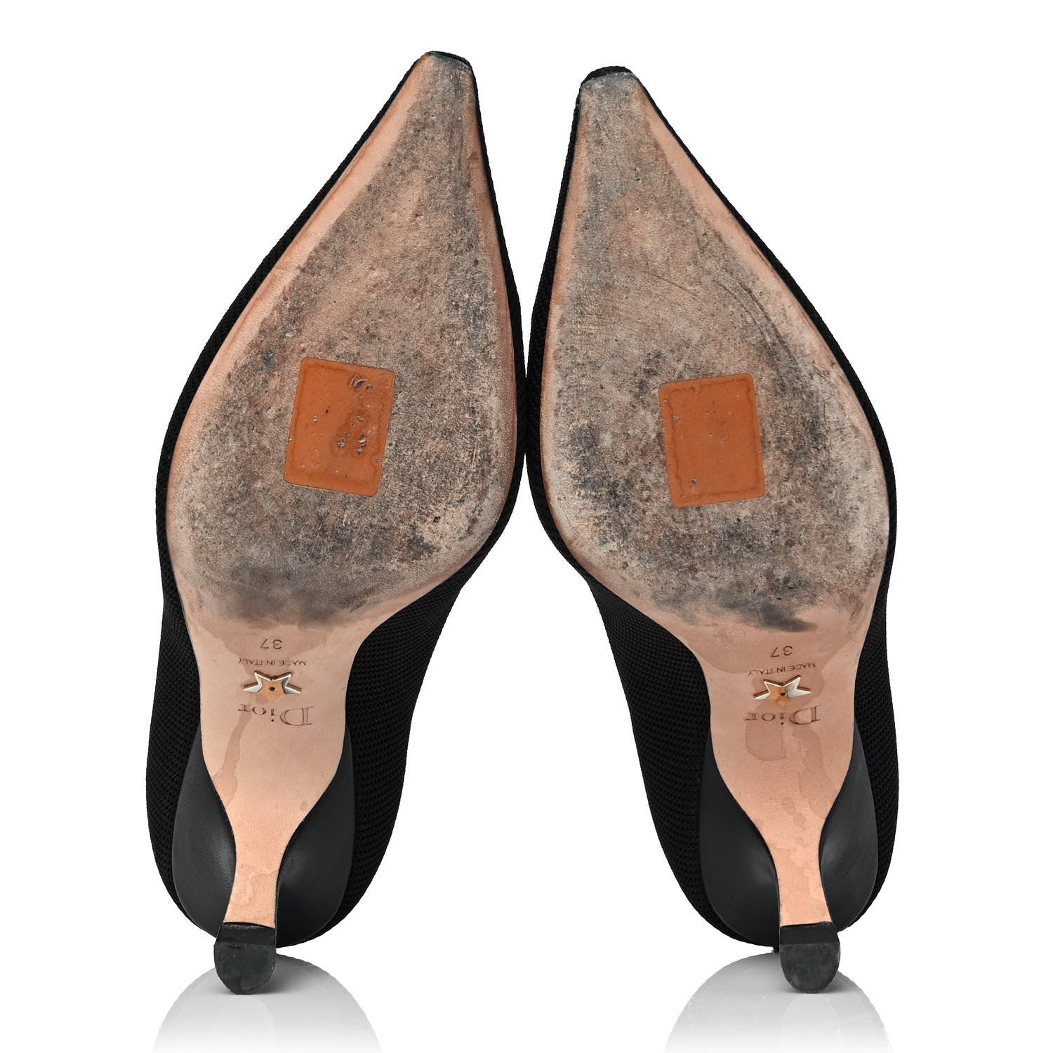 Christian Dior Fabric J'Adior Ribbon Pumps 37 Black 5 of 9