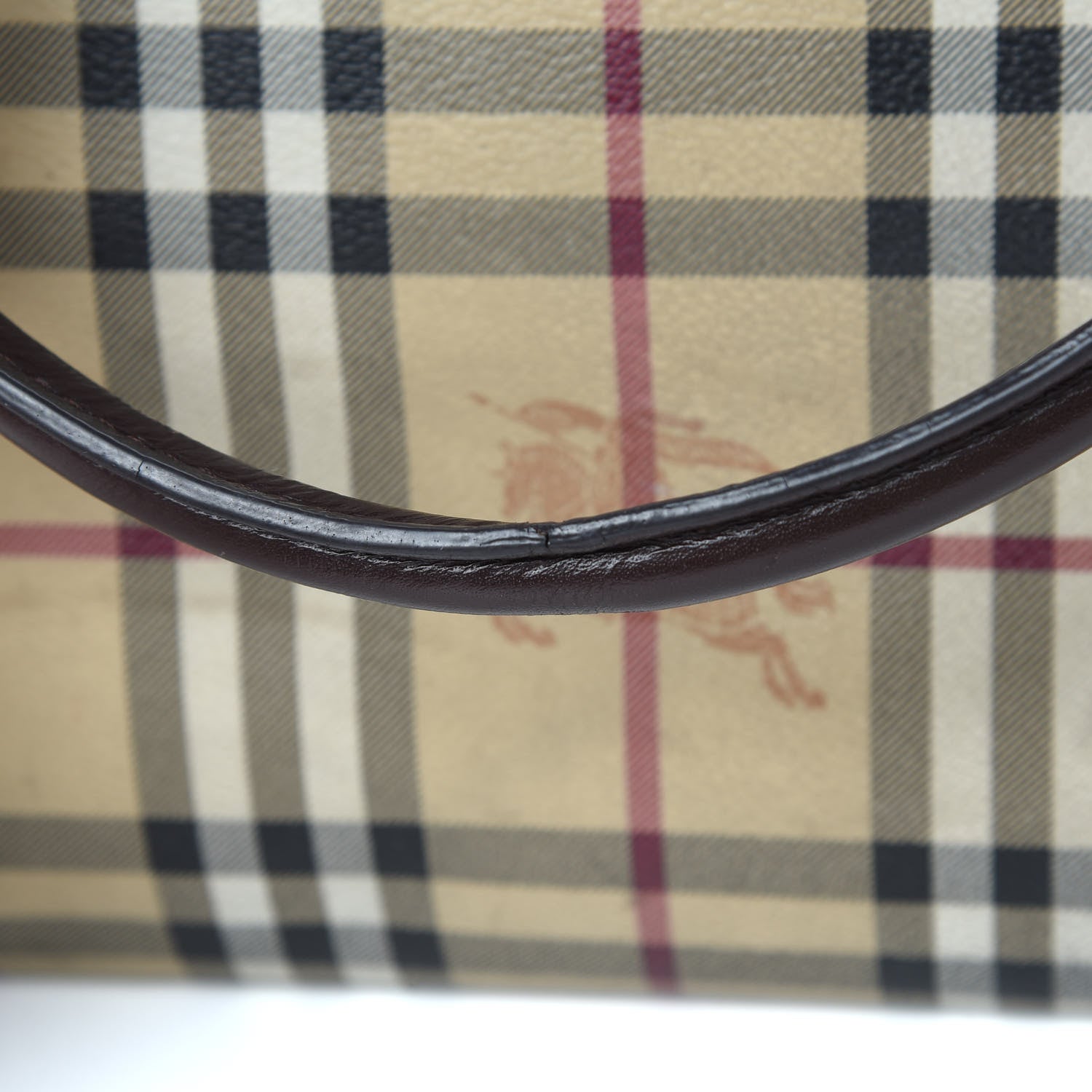 Burberry Haymarket Check Medium Salisbury Tote Chocolate 18 of 20