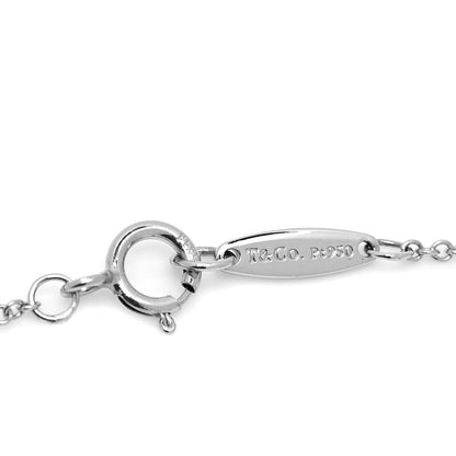 Tiffany Platinum Diamond .08ct Elsa Peretti Diamonds by the Yard Bracelet 4 of 5