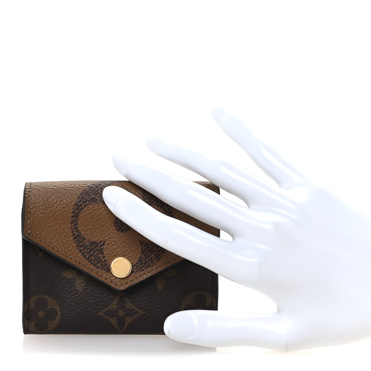 Louis Vuitton Reverse Monogram Giant Zoe Wallet 2 of 8