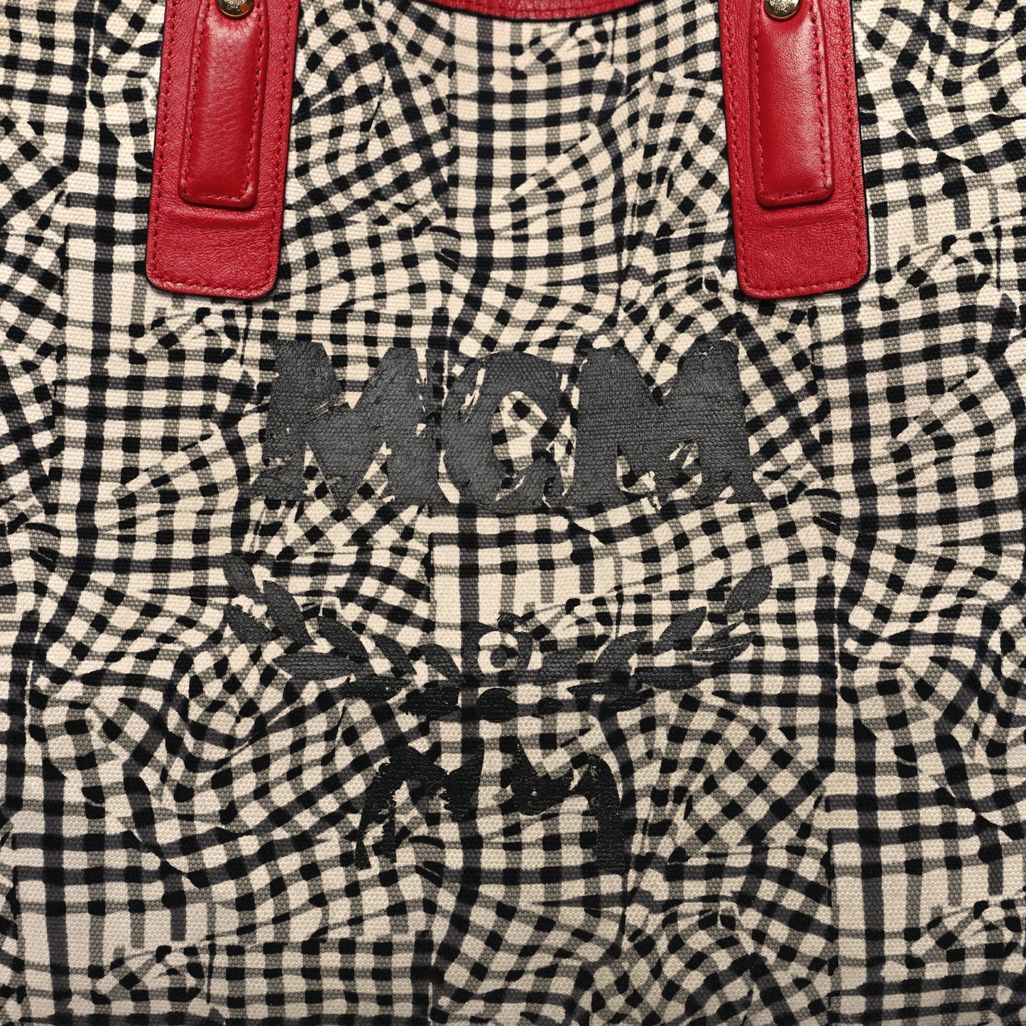 Visetos Large Liz Reversible Shopper Tote Ruby Red