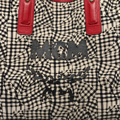MCM Visetos Large Liz Reversible Shopper Tote Ruby Red 18 of 26