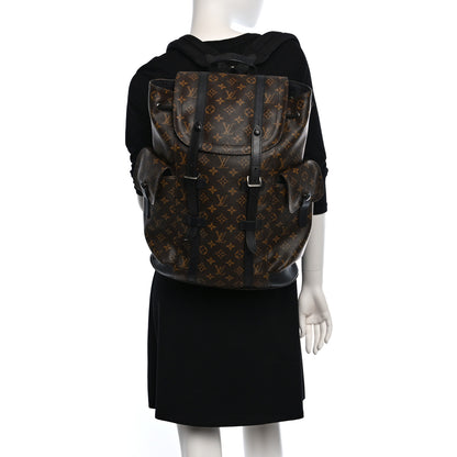 Louis Vuitton Monogram Macassar Christopher MM Backpack 3 of 14