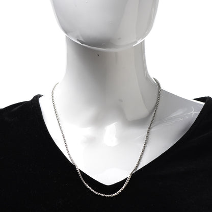 David Yurman Sterling Silver 14K Yellow Gold 2.7mm Small Box Chain Necklace 22" 2 of 5