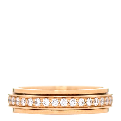 Piaget 18K Rose Gold Diamond Possession Wedding Band Ring 54 6.75 1 of 5