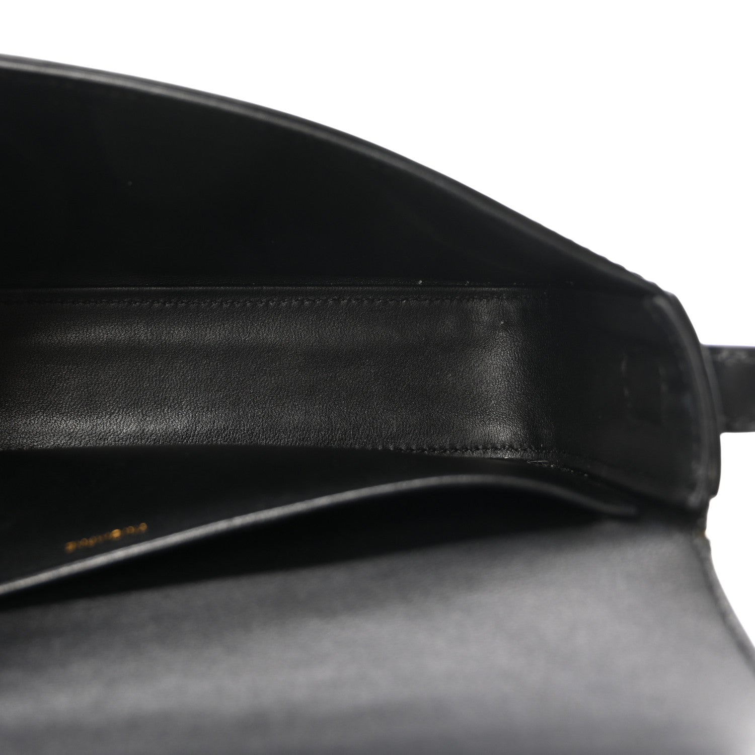Celine Shiny Calfskin Triomphe Shoulder Bag Black 5 of 10