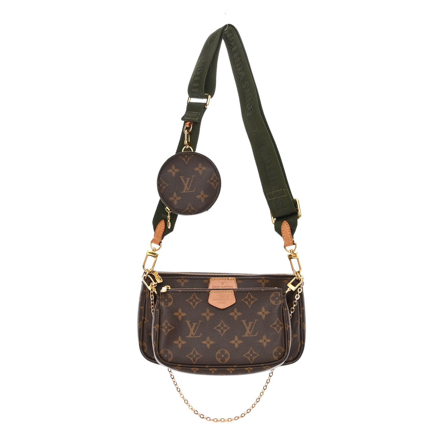 Monogram Multi Pochette Accessories Kaki