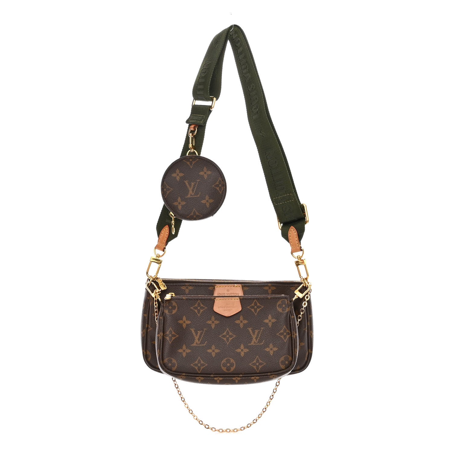 Louis Vuitton Monogram Multi Pochette Accessories Kaki 1 of 12