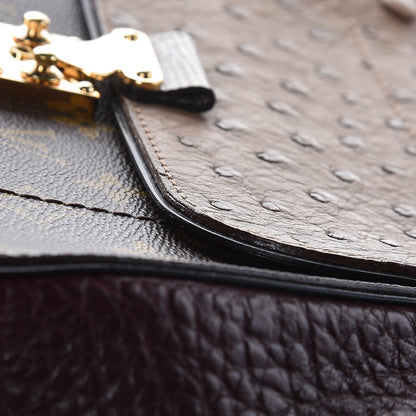 Louis Vuitton Ostrich Lizard Exotique Majestueux Shoulder Bag Bordeaux 8 of 8