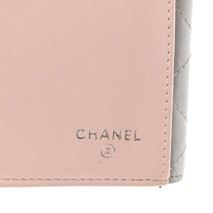 Chanel Aged Metallic Calfskin Large Palette Flap Wallet Silver 7 of 18