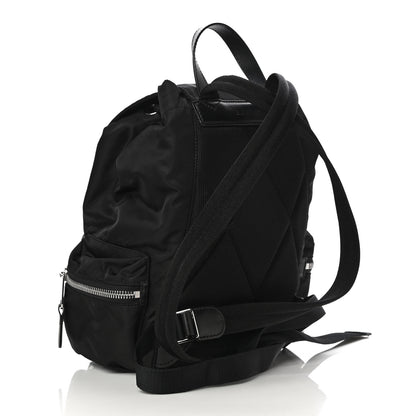 Burberry Nylon Logo Print Medium Rucksack Backpack Black 3 of 10