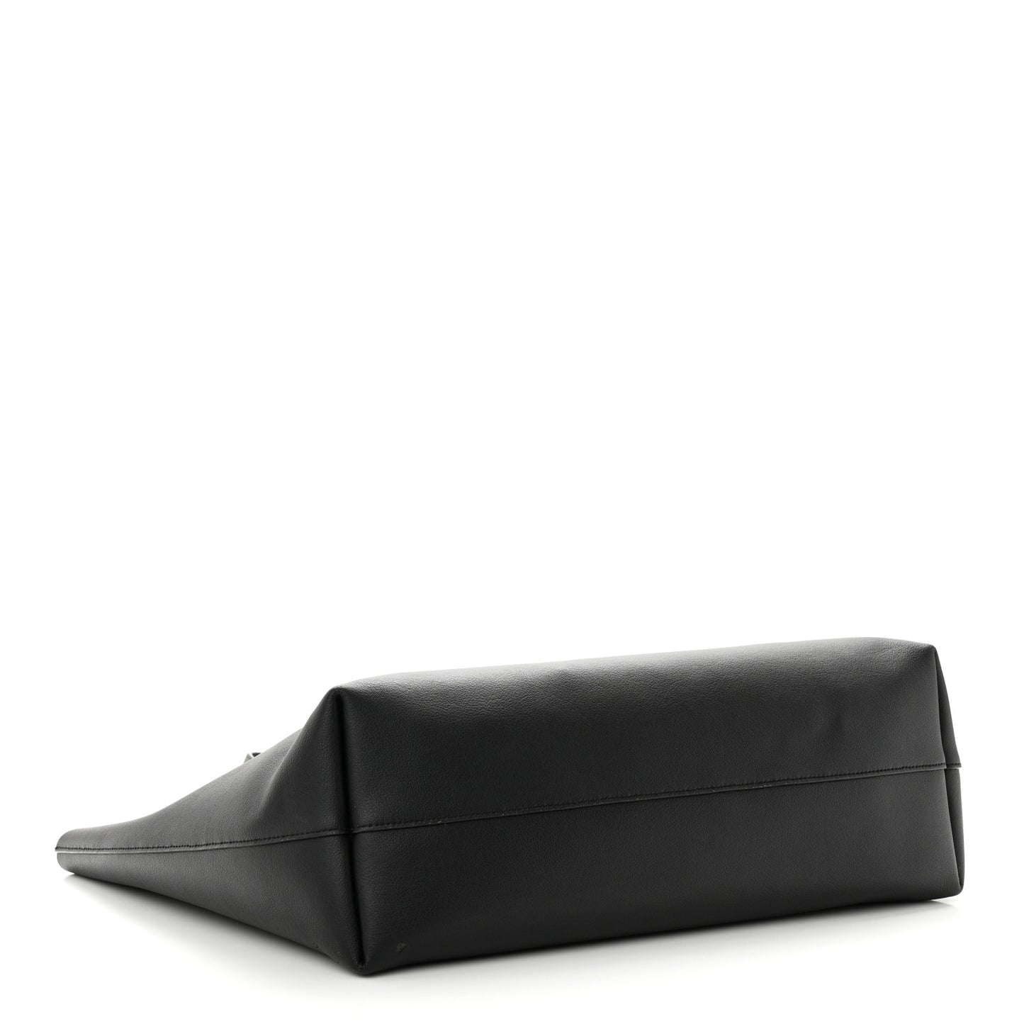 Calfskin Large Shopping Tote Black