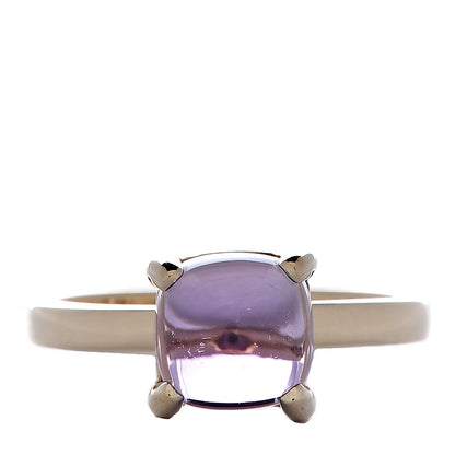 Tiffany 18K Yellow Gold Amethyst 7mm Paloma Picasso Sugar Stacks Ring 49 5 1 of 5