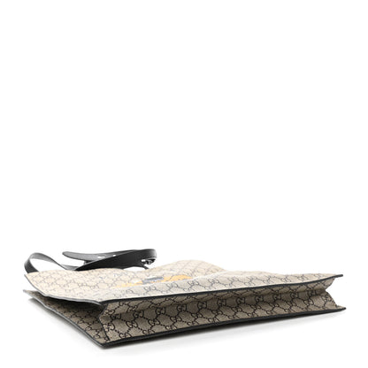 Gucci GG Supreme Monogram L'Aveugle Par Amour Print Vertical Tote Black 4 of 11