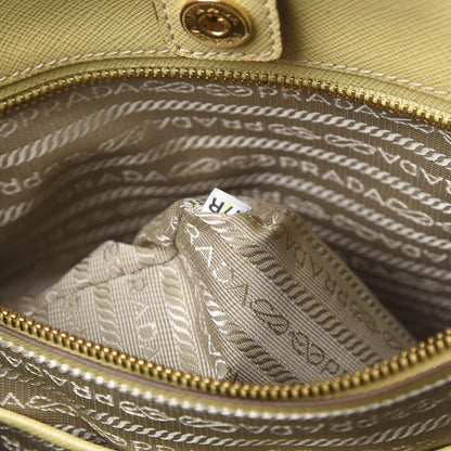 Prada Saffiano Bi-Color Tote Ananas Talco 8 of 16