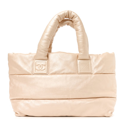 Chanel Nylon Quilted Medium Coco Cocoon Reversible Tote Light Gold 1 of 10