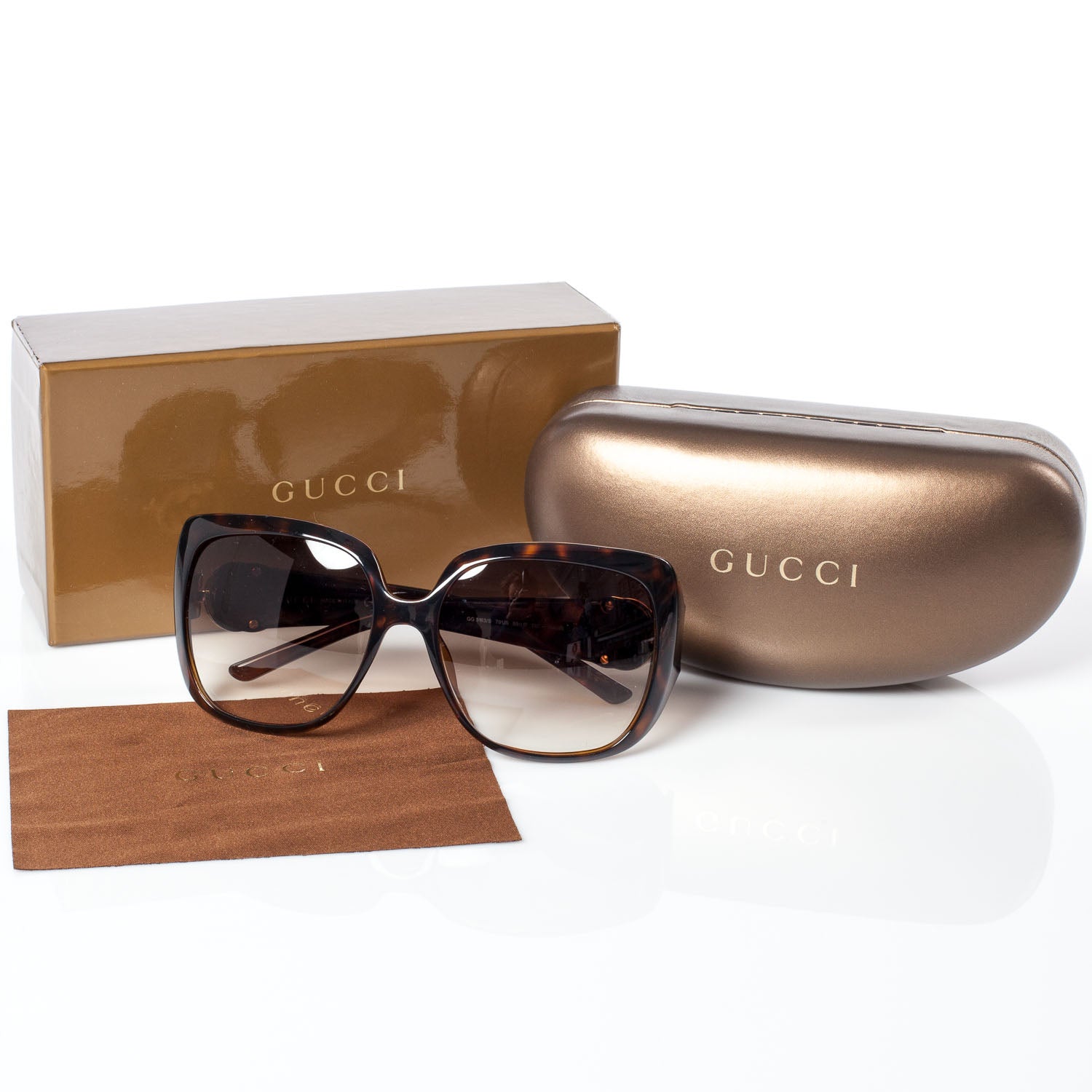 Gucci Acetate GG Sunglasses 3163S Tortoise 2 of 6