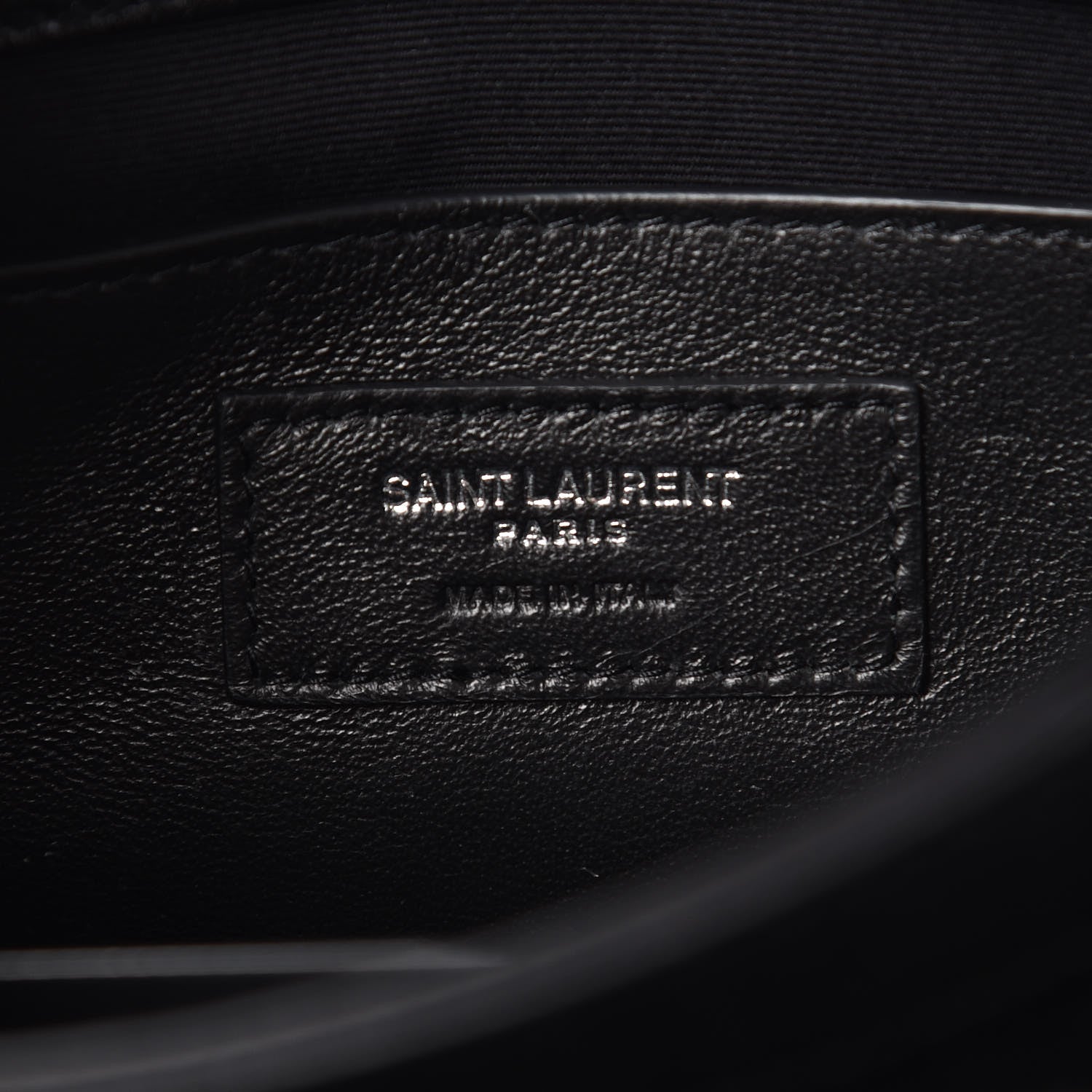 Saint Laurent Calfskin Small Monogram Sunset Black 7 of 8