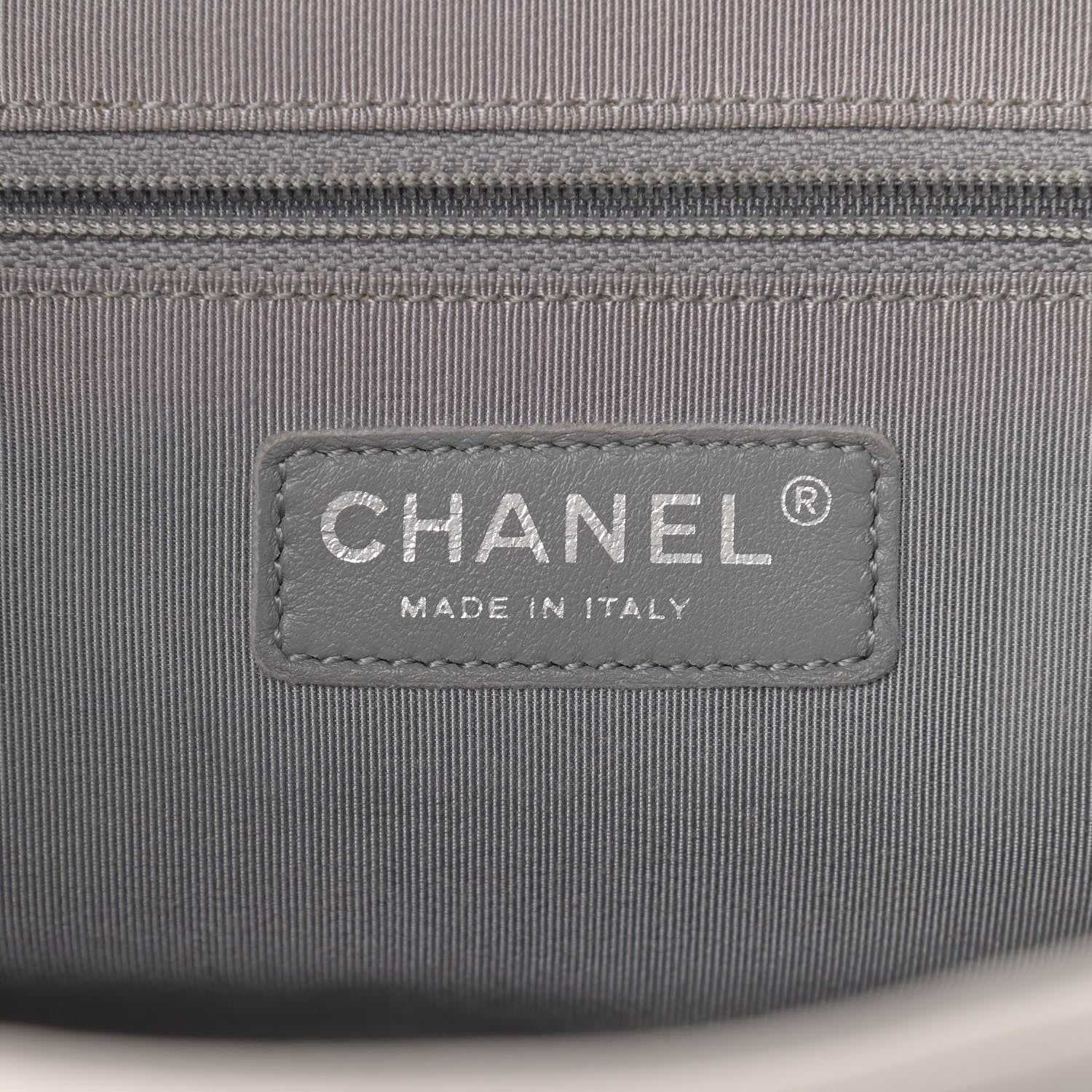 Chanel Washed Lambskin Quilted Large Chain Around Flap Grey 6 of 10