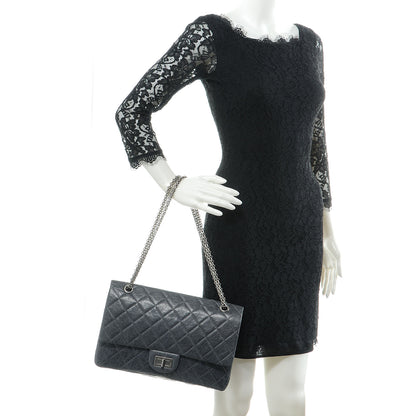 Chanel Aged Calfskin 50th Anniversary 2.55 Reissue 227 Flap Grey 2 of 8
