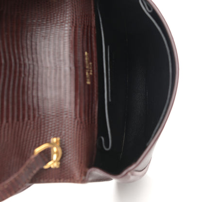 Saint Laurent Lizard Small Datcha Satchel Bag Brown 5 of 12
