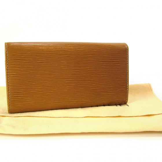 Epi Sarah Wallet Porte-Monnaie Cannelle