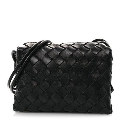 Bottega Veneta Nappa Intrecciato Mini Loop Camera Bag Black 1 of 9