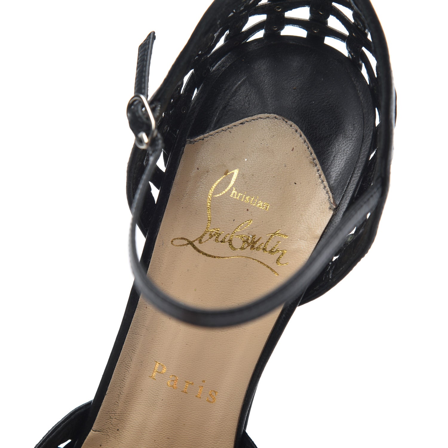 Christian Louboutin Kid Mrs 150 Pumps 38.5 Black 11 of 16