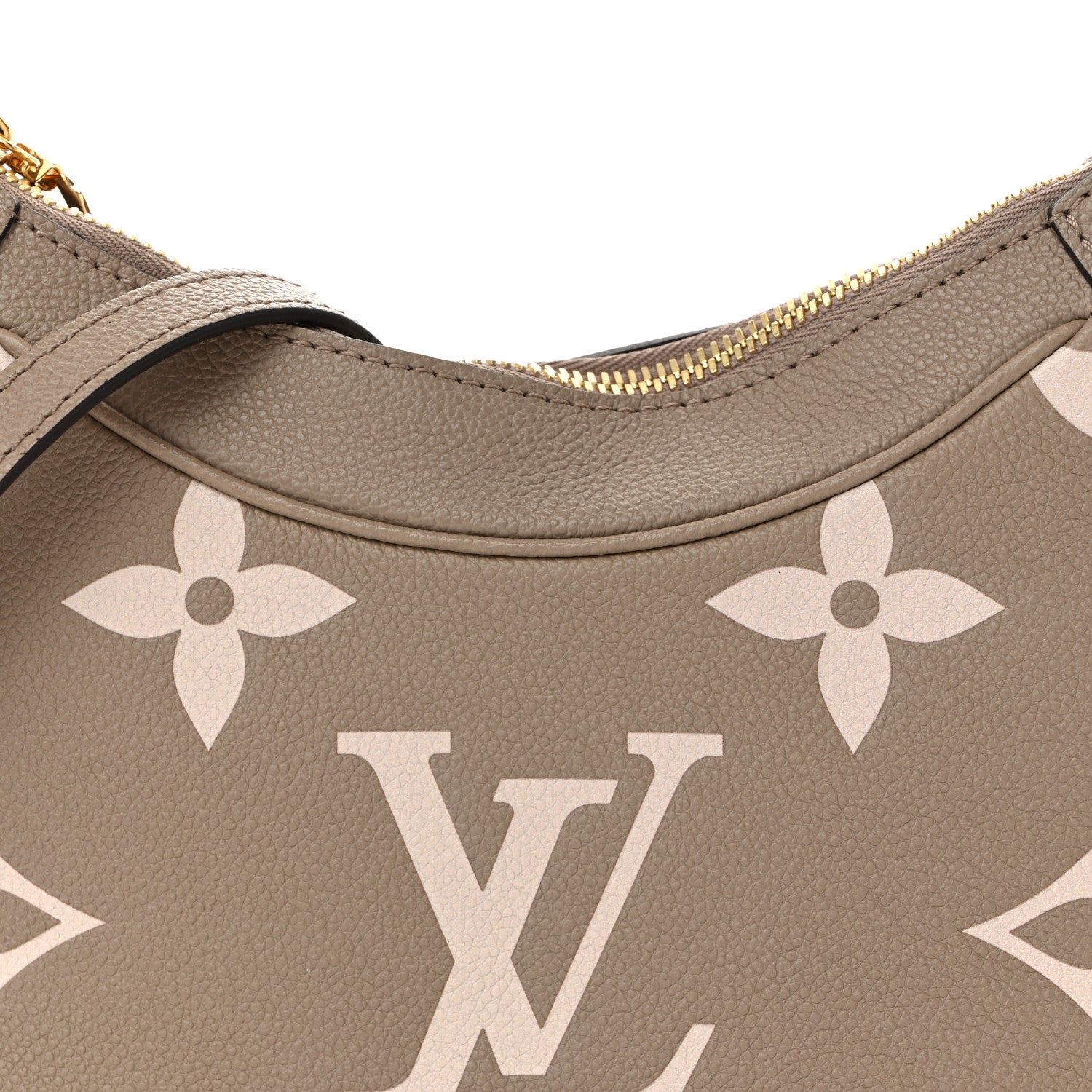 Louis Vuitton Empreinte Monogram Giant Bagatelle NM Tourterelle Creme 7 of 9