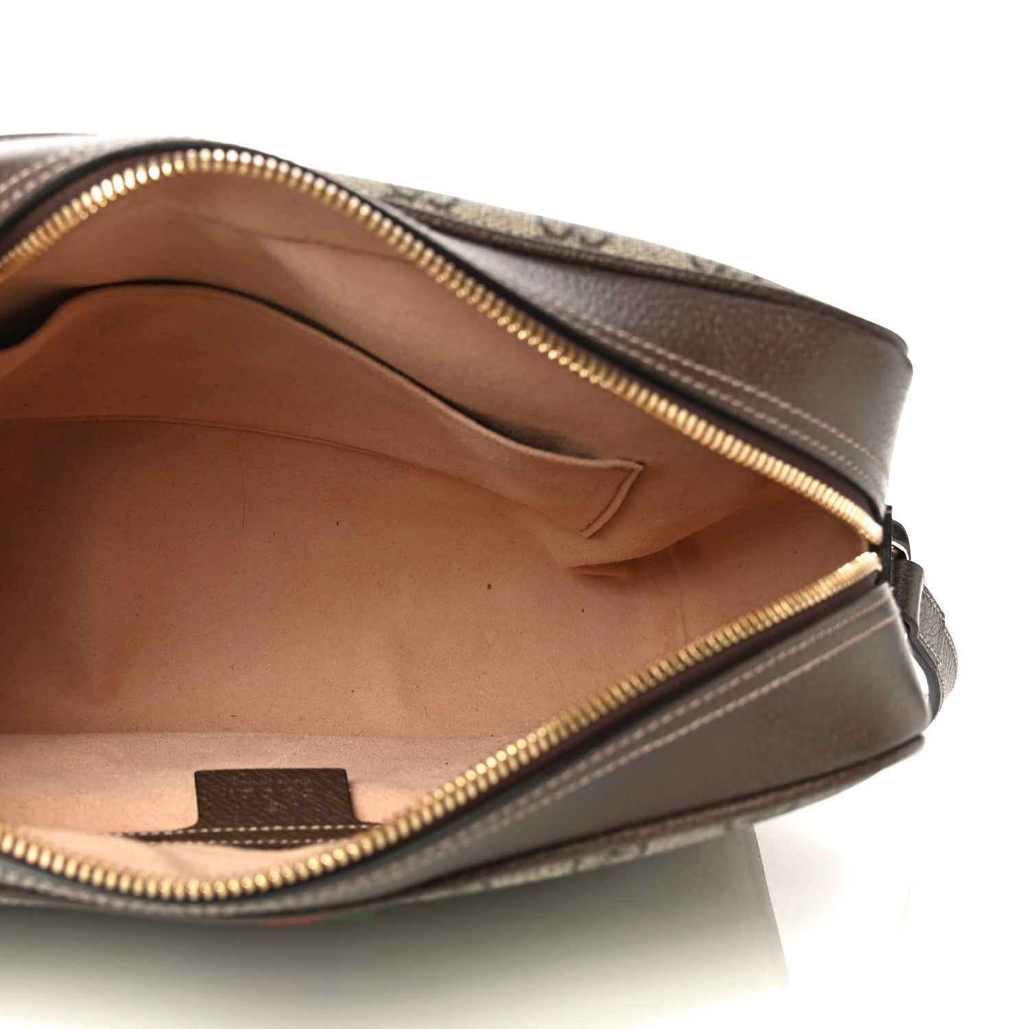 Gucci GG Supreme Monogram Web Small Ophidia Shoulder Bag Brown 5 of 11
