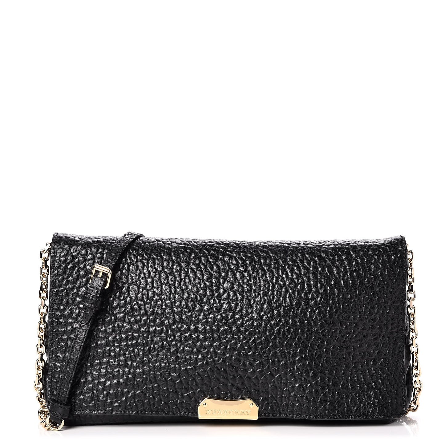 Signature Grain Medium Mildenhall Crossbody Bag Black