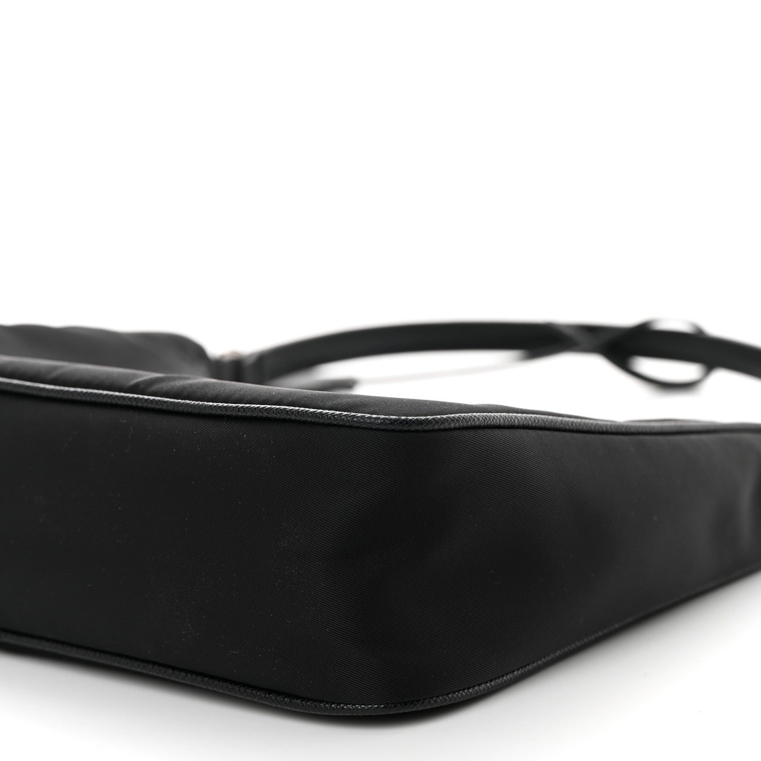 Prada Tessuto Nylon Saffiano Mini Re-Edition 2005 Bag Black 9 of 10