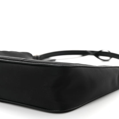 Prada Tessuto Nylon Saffiano Mini Re-Edition 2005 Bag Black 9 of 10