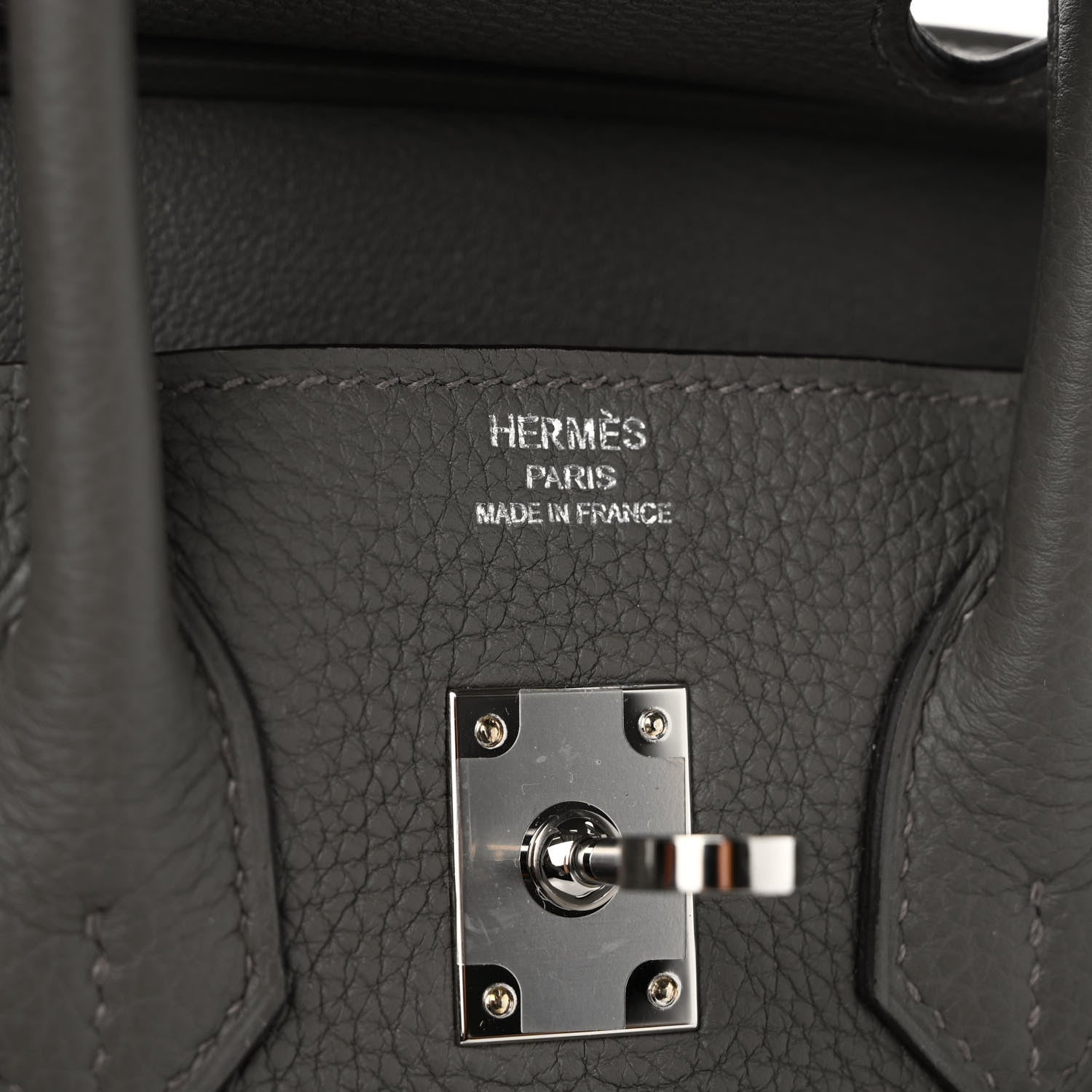 Hermes Togo Birkin 25 Gris Meyer 6 of 11