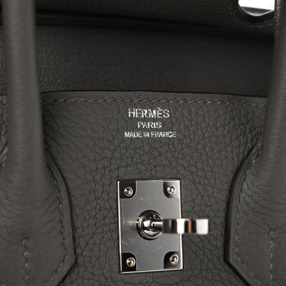Hermes Togo Birkin 25 Gris Meyer 6 of 11