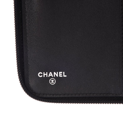 Chanel Caviar Large Timeless CC Zip Around Organizer Wallet Black 6 of 9