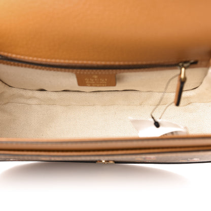 Gucci X DISNEY Mini Vintage GG Supreme Monogram Mickey Mouse Small Flap Messenger Bag Beige Vintage Sun Oil 5 of 10