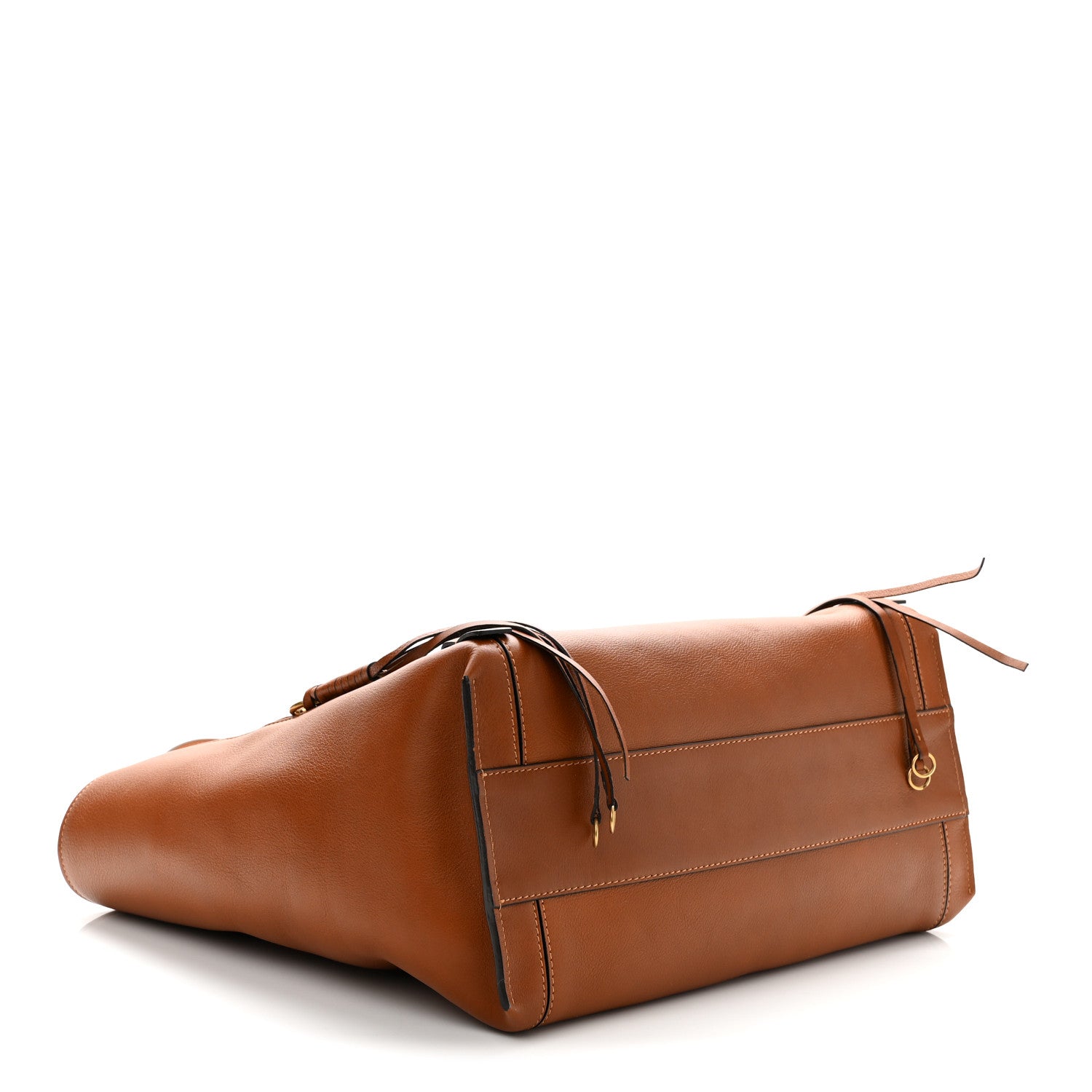 Chloe Smooth Calfskin Medium Milo Shopping Tote Caramel 4 of 10