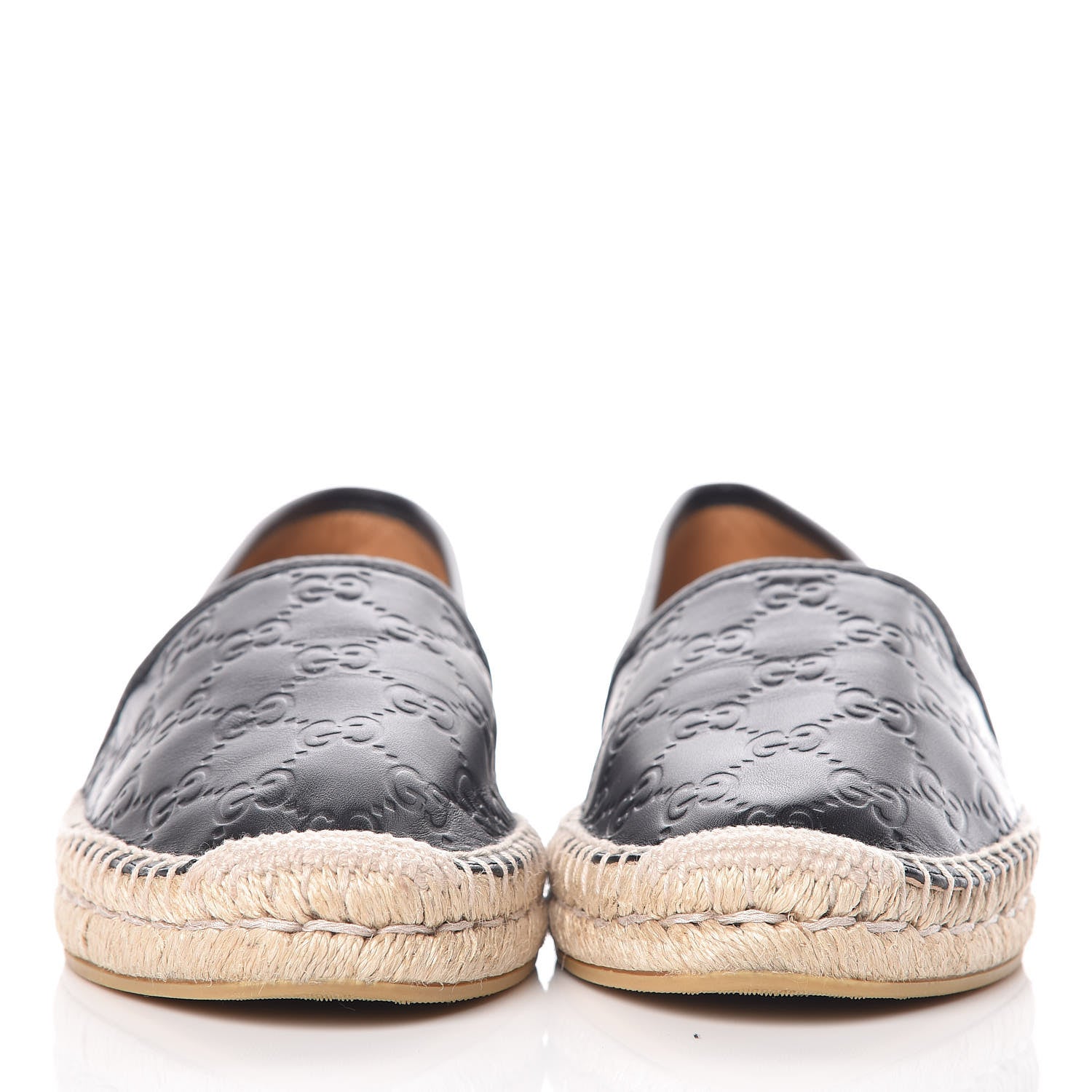 Gucci Guccissima Signature Espadrilles 41.5 Black 2 of 12